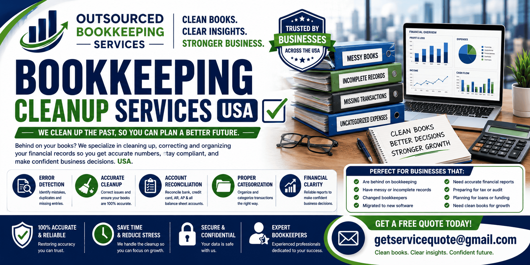 Bookkeeping Cleanup Services Bookkeeping Cleanup Services