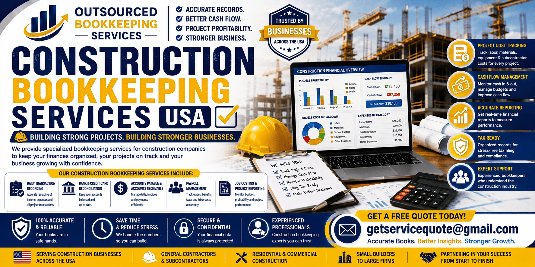 Construction Bookkeeping Services Construction Bookkeeping Services