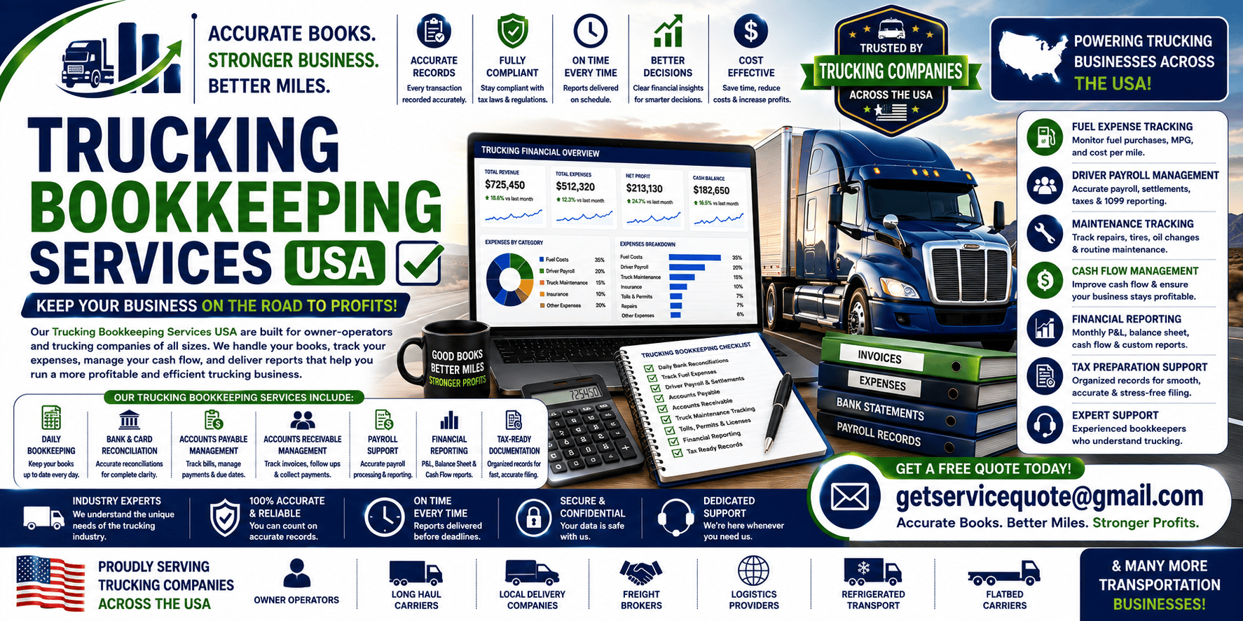 Trucking Bookkeeping Services Trucking Bookkeeping Services